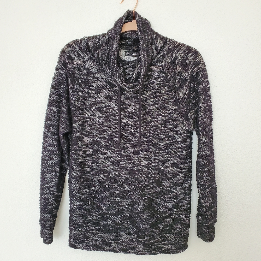 DEREK HEART Slouch Neck Oversized Sweater